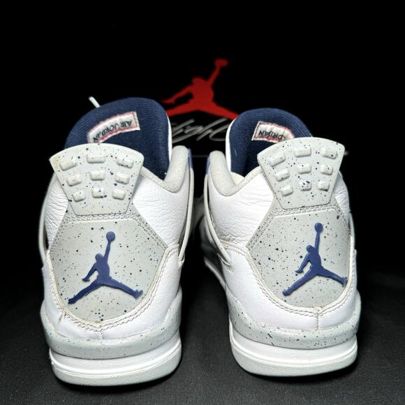 Size 6.5 - Nike Air Jordan 4 Retro GS Midnight Navy 2022 Men's Shoes - Picture 5 of 9